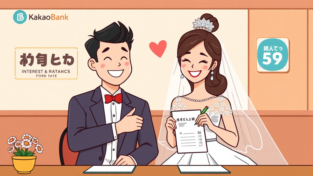 대출 한도 및 금리 꼼꼼 비교 (cartoon 스타일)