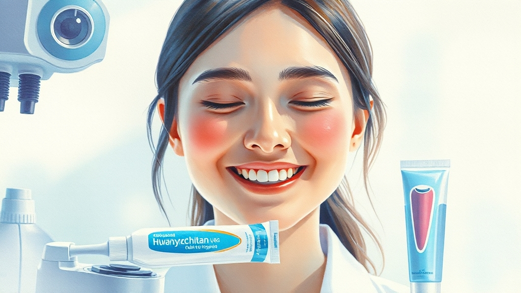 알란토인 치약 안전성과 인증 정보 (watercolor 스타일)