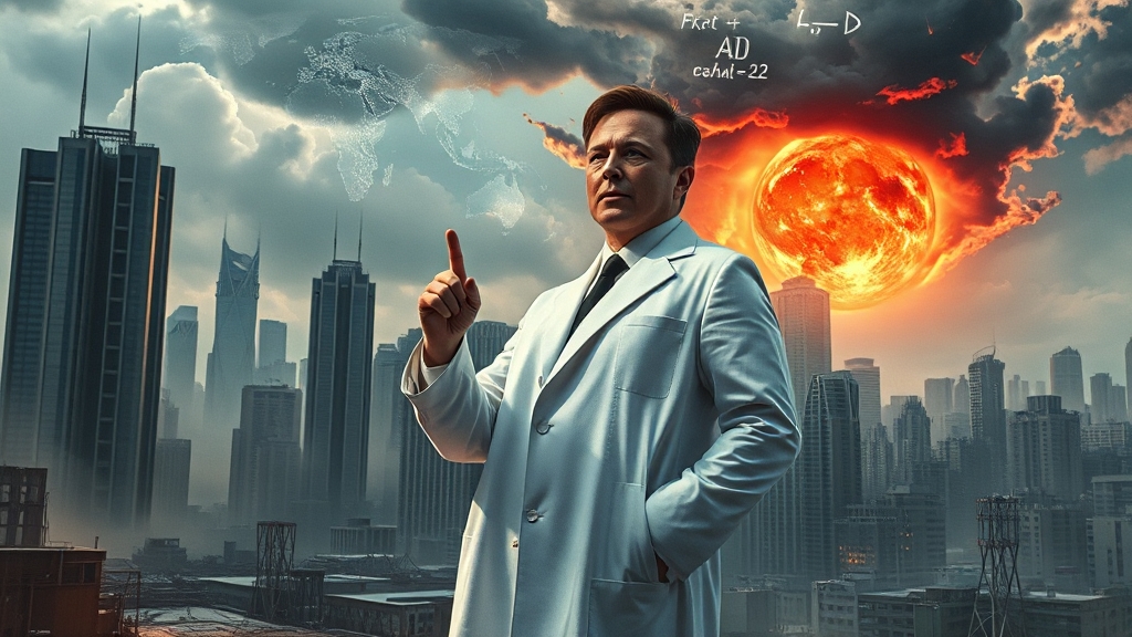 머스크 발언, 국제 정세 영향 (realistic 스타일)