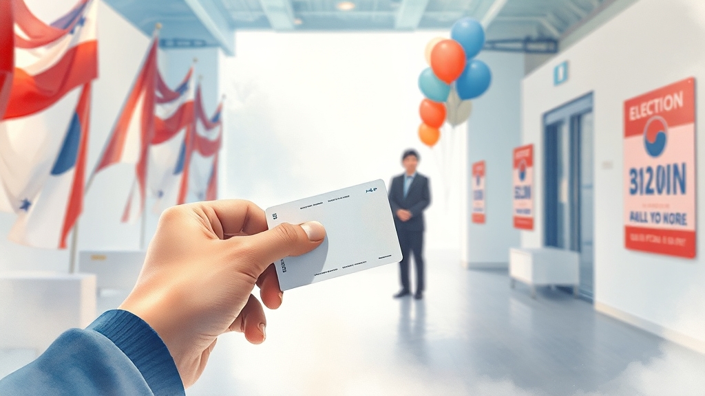 사전투표, 이것만은 꼭! (watercolor 스타일)