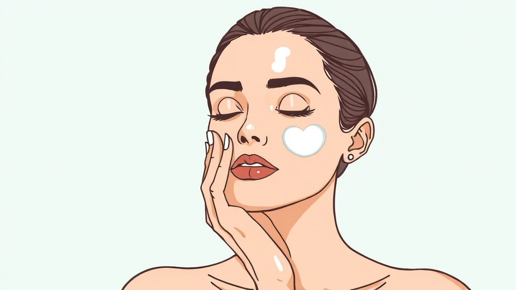 톤업 크림 사용 시 주의사항 (illustration 스타일)