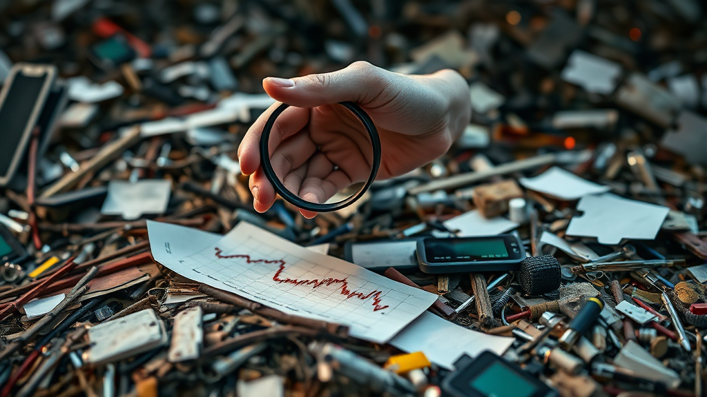 고철 가격, 숨겨진 변수는? (realistic 스타일)