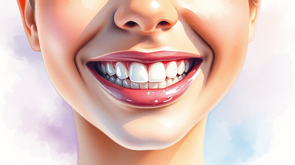 임플란트 관리, 주의할 점은? (watercolor 스타일)