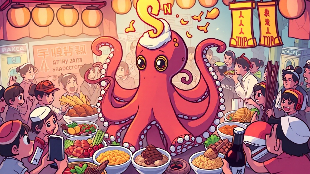 인기 메뉴 집중 탐구 (cartoon 스타일)