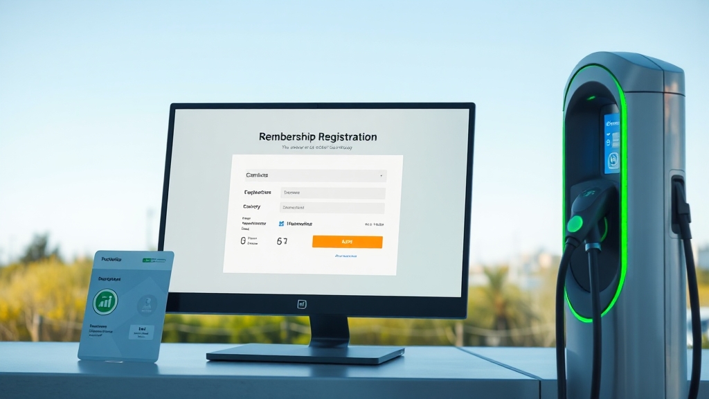 통합누리집 회원가입 및 카드 발급 (realistic 스타일)