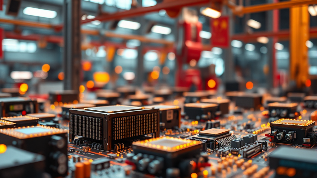 중국 반도체 굴기: 수퍼사이클 속 기술 자립과 미래 전망 4 중국 반도체 기술 자립: 현황과 발전 가능성 (realistic 스타일)