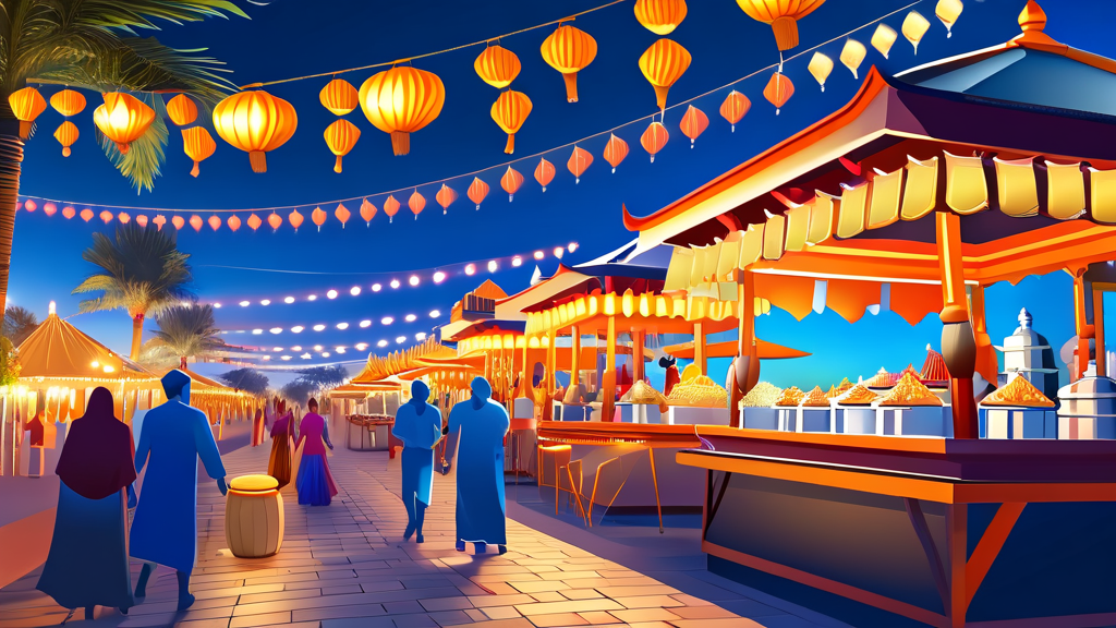 박람회 핵심: 놓치지 말아야 할 주요 전시와 이벤트 (realistic 스타일)