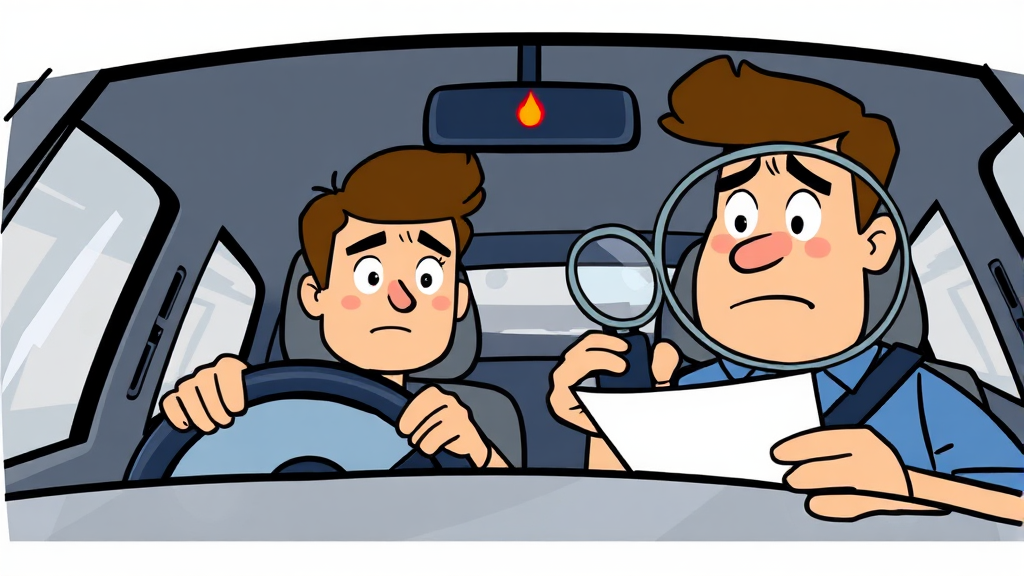 특약 확인의 중요성 (cartoon 스타일)