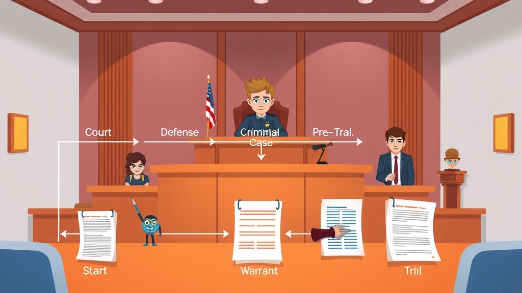 민사 vs 형사 사건번호 차이 (cartoon 스타일)