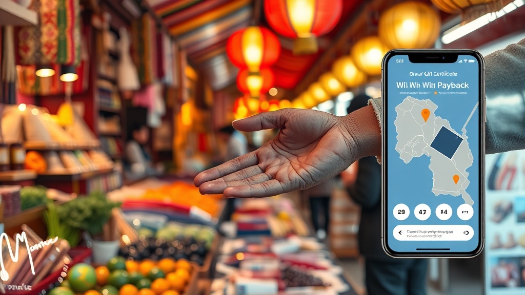 상생페이백 사용처 찾기 (realistic 스타일)