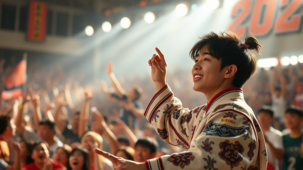 대국민 응원 투표, 홍성윤 1위의 영향력 (realistic 스타일)