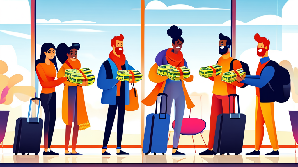 누가 출국납부금 환급 대상인가요? (cartoon 스타일)