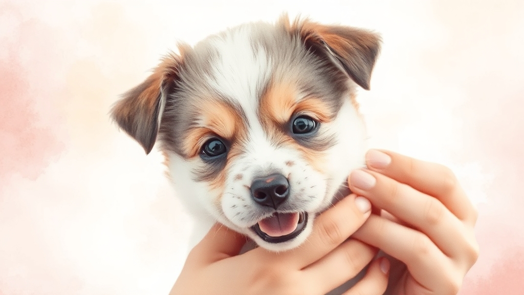 분양 후 관리 및 지원 (watercolor 스타일)