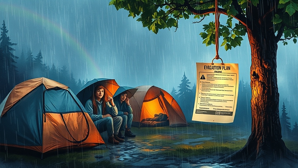 폭우 대비, 왜 중요할까요? (realistic 스타일)