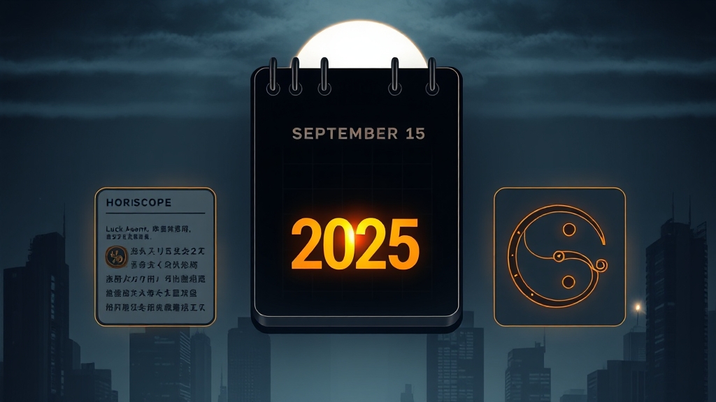 오늘의 운세: 기대와 주의 (illustration 스타일)