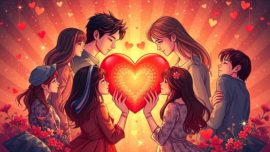 내 연애 유형은? (illustration 스타일)
