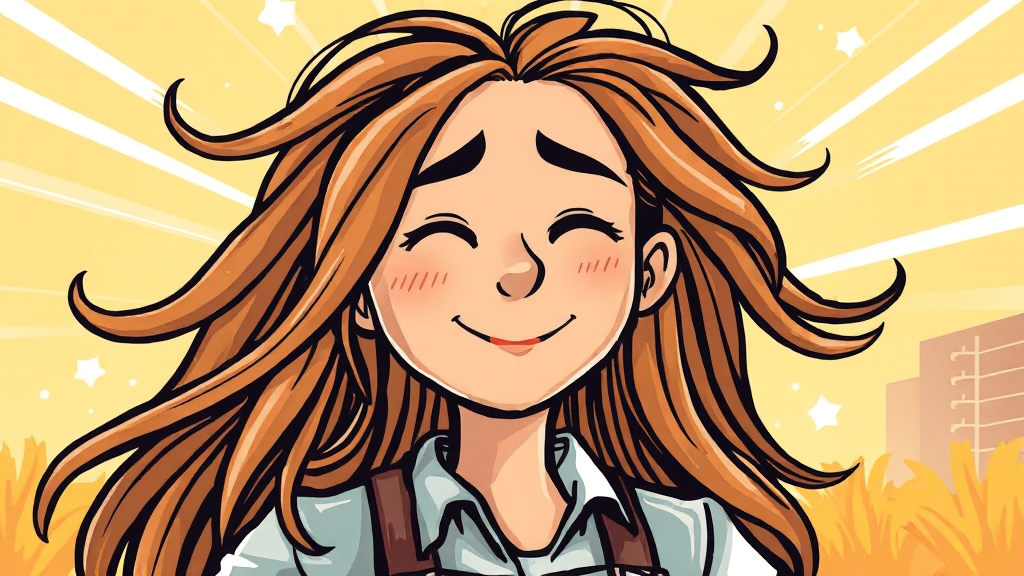 모발 건강, 맥주효모가 답? (cartoon 스타일)