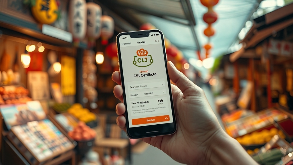 온누리상품권 앱 설치 및 사용 (realistic 스타일)