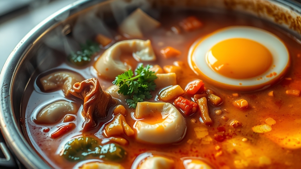 얼큰 시원, 끓이는 과정 (realistic 스타일)