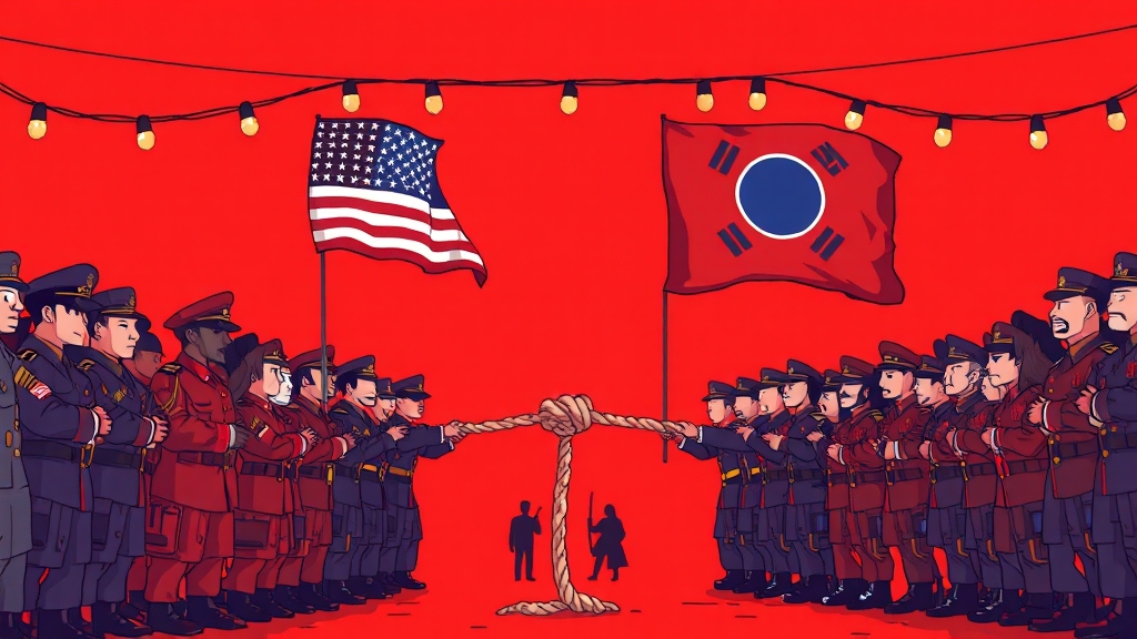 국제 정세 및 외교 (cartoon 스타일)