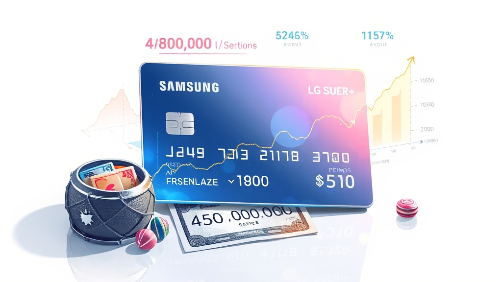 이용 조건 및 전월 실적 기준 (illustration 스타일)