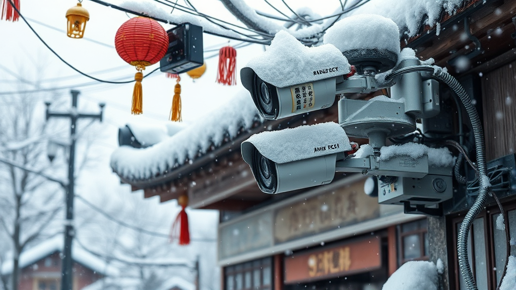 CCTV 고장 현황 및 문제점 (realistic 스타일)