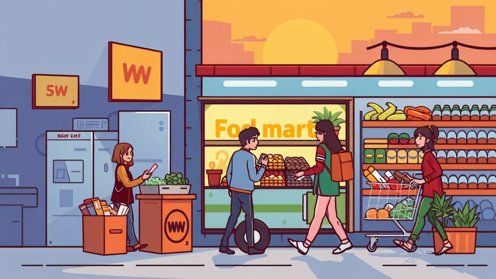 새벽 배송 금지 시 예상되는 문제점 (cartoon 스타일)