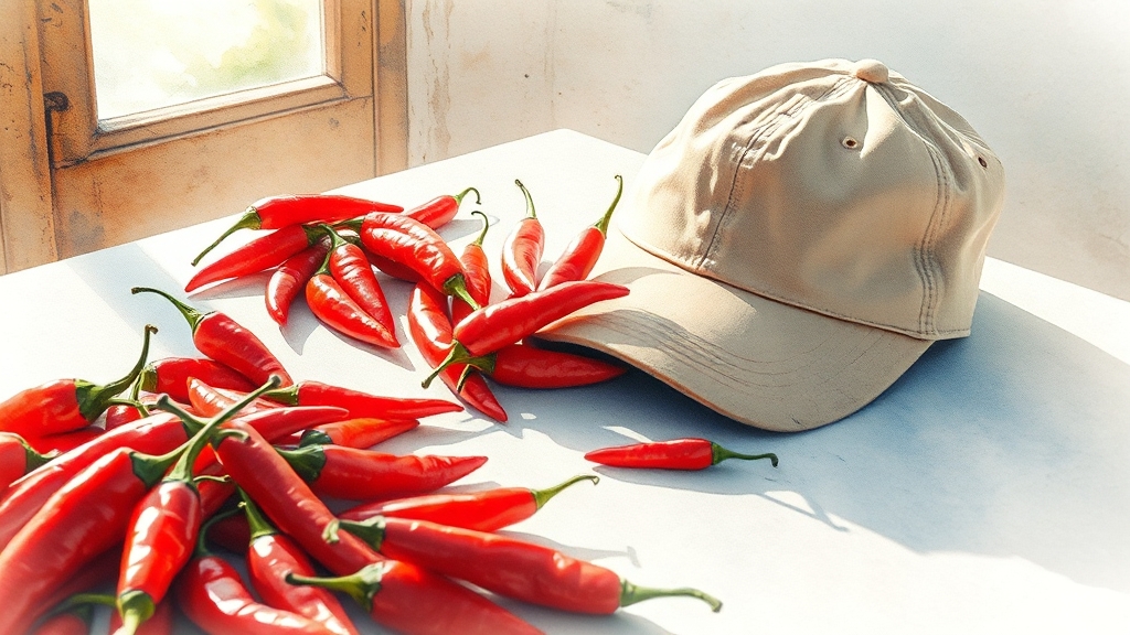 보은 고추, 왜 특별할까? (watercolor 스타일)