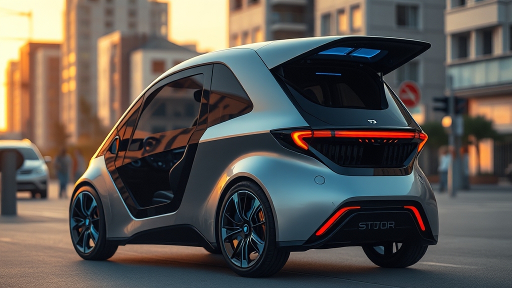 PV5의 모듈형 구조와 라인업 확장 (realistic 스타일)