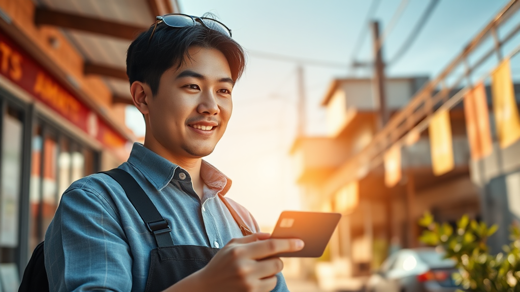 개인사업자 햇살론 카드, 무엇이 특별한가요? (realistic 스타일)