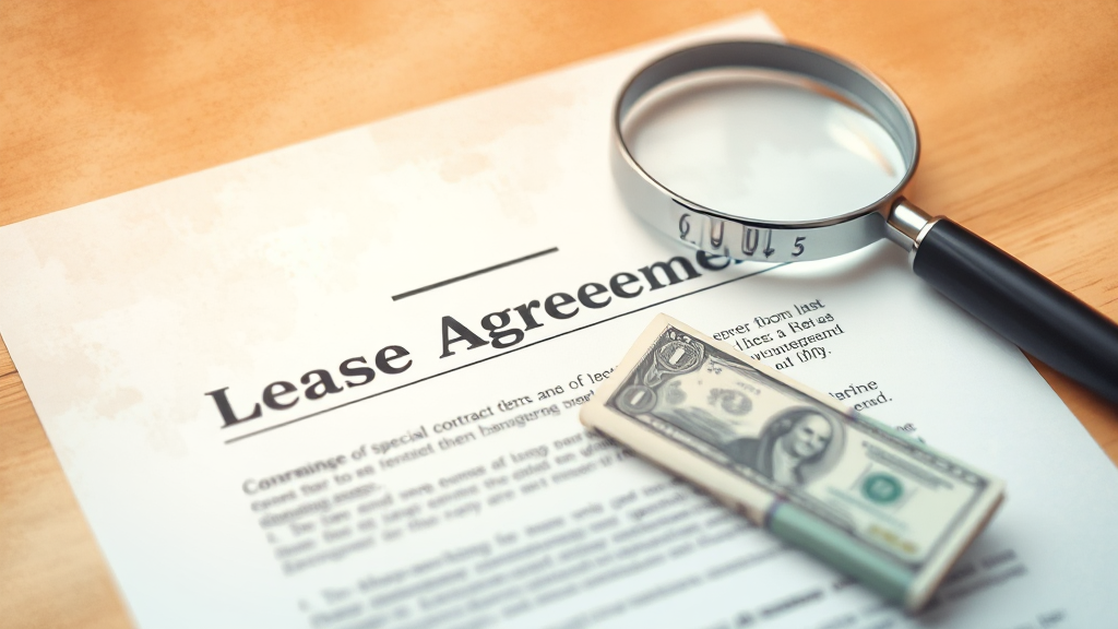 전세 계약서 작성 시 특약사항 (watercolor 스타일)