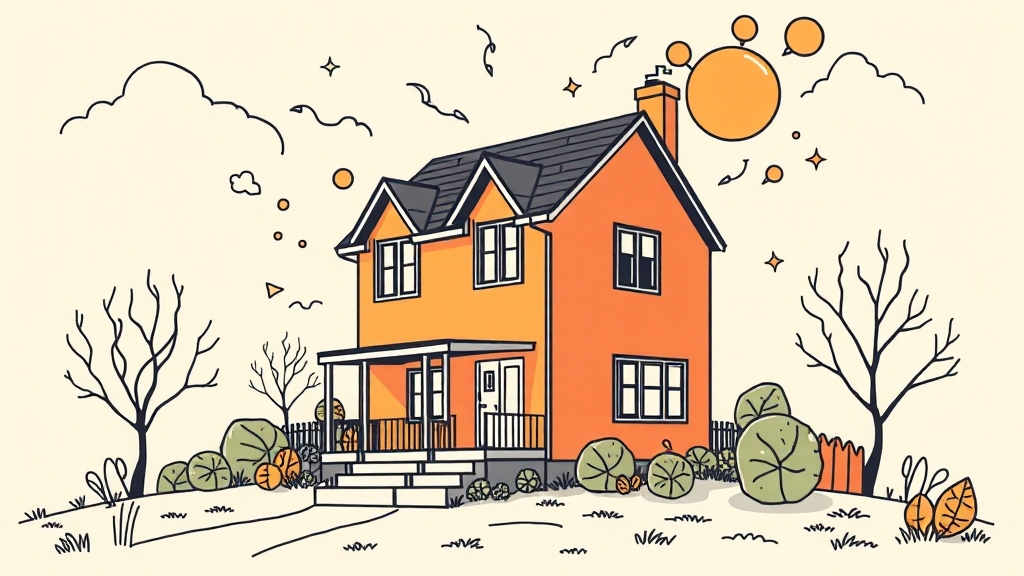 세금 & 청약, 어떻게 바뀌나? (illustration 스타일)