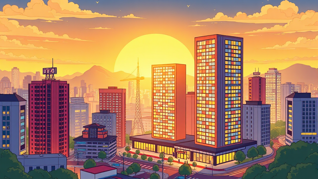 주변 시세 및 매물 분석 (cartoon 스타일)