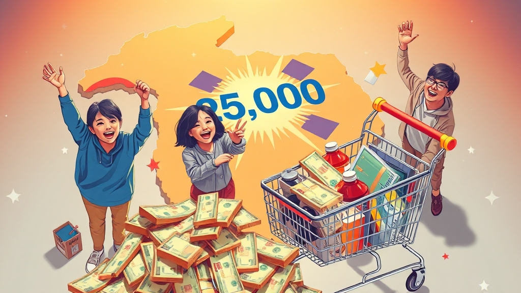 소비쿠폰, 누가 받을 수 있나? (illustration 스타일)