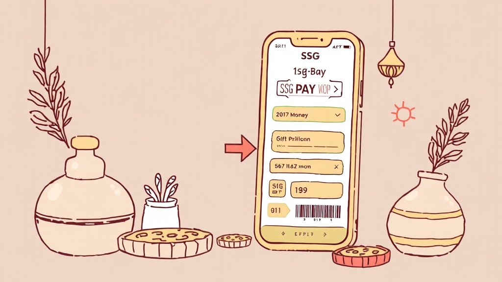 SSG PAY 전환 방법 (illustration 스타일)