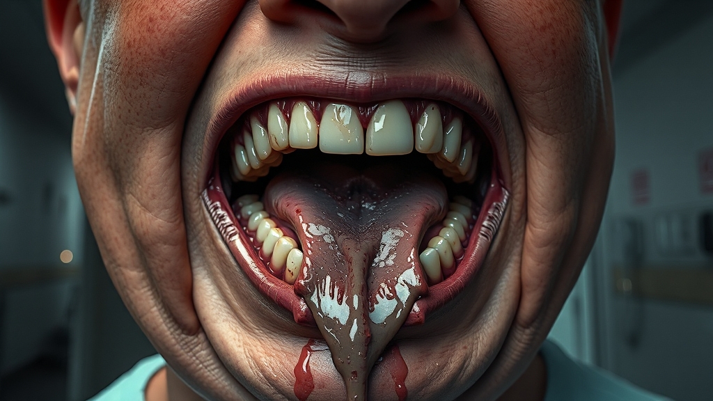 치아농양, 얼굴까지 붓는다고? (realistic 스타일)