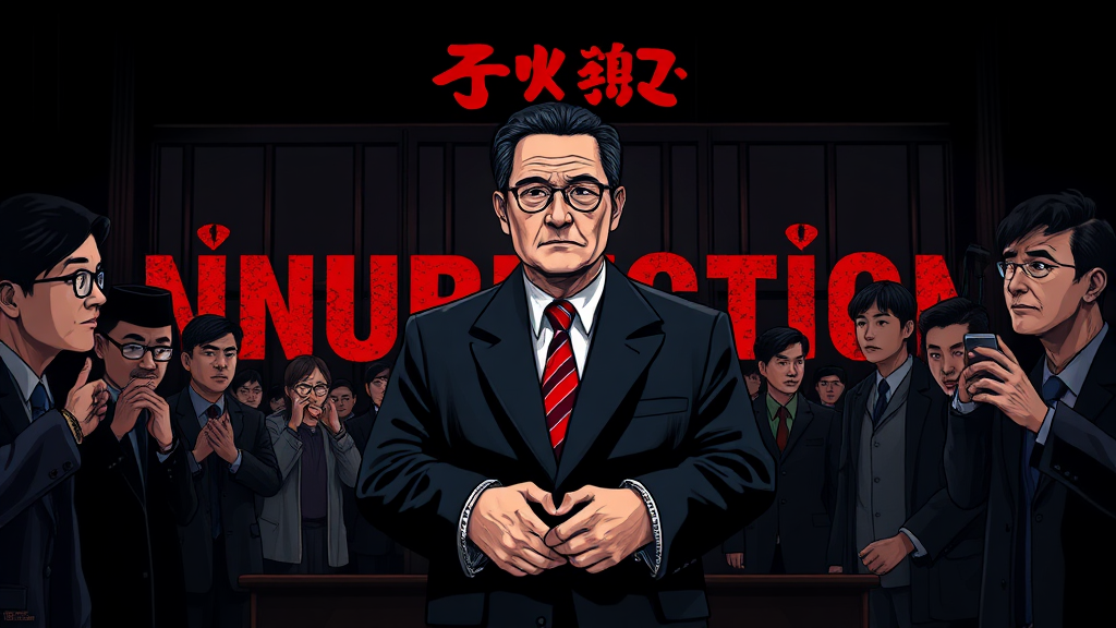 내란 혐의: 핵심 의혹과 배경 (illustration 스타일)