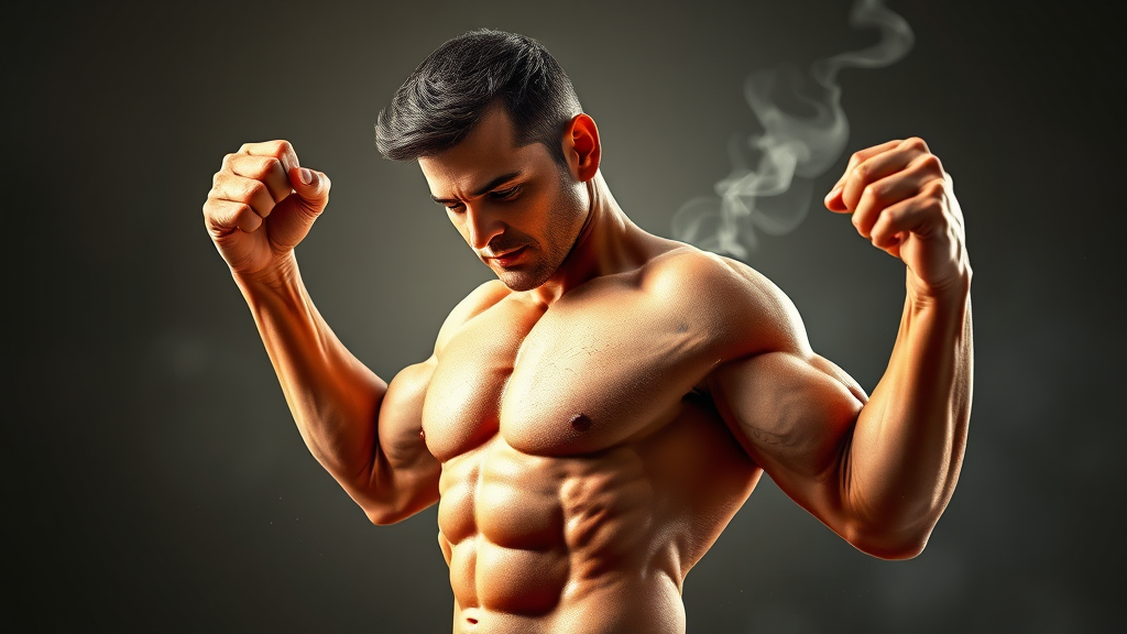 단백질 섭취로 얻는 에너지와 체중 감량 효과 (realistic 스타일)