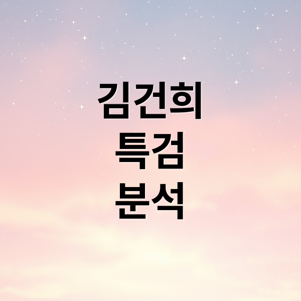 김건희
특검
분석 (김건희 특검 도이치모터스)