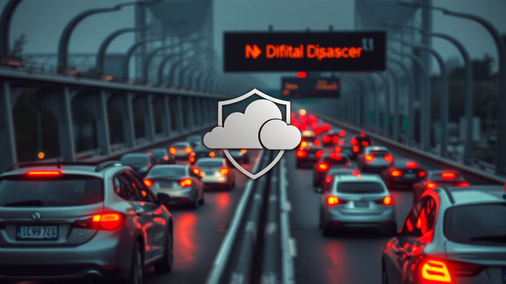 인터넷 마비, 무슨 뜻? (realistic 스타일)