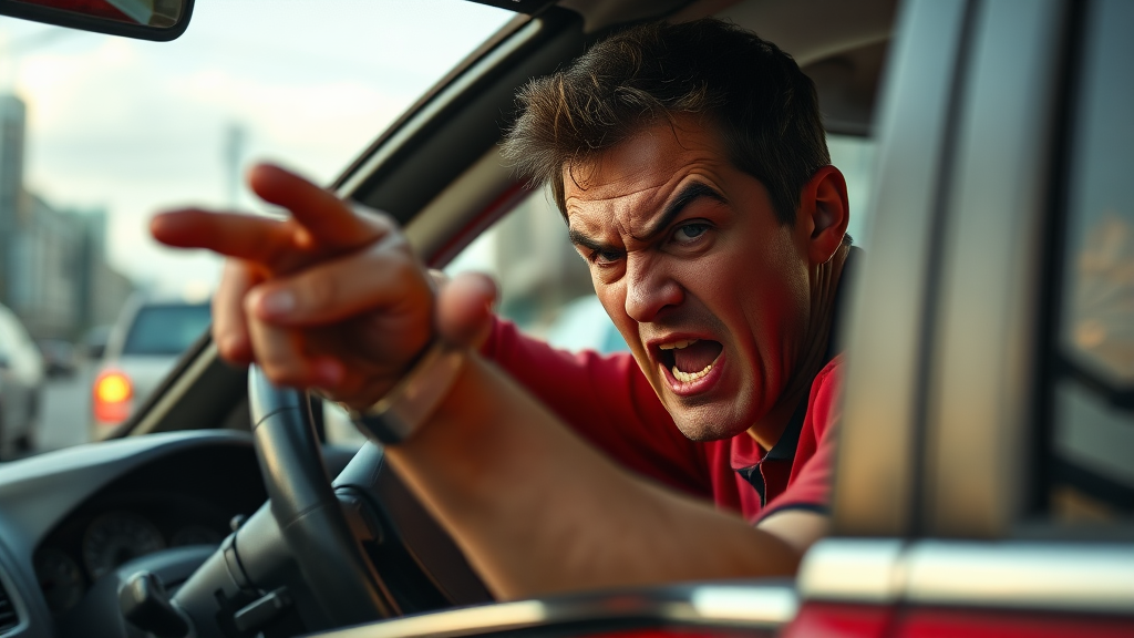 보복운전 vs 난폭운전, 뭐가 다를까? (realistic 스타일)