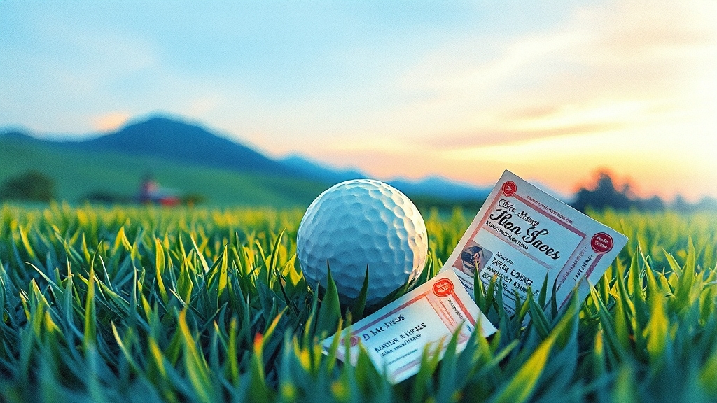 다낭 골프 패키지 & 비용 절약 팁 (watercolor 스타일)