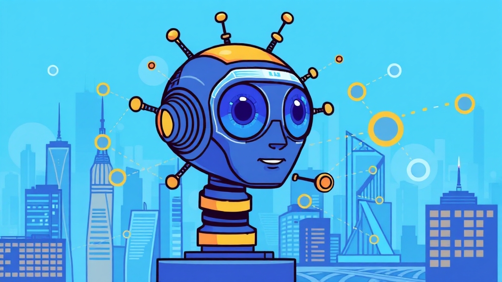 Azure AI 활용 분야 (cartoon 스타일)