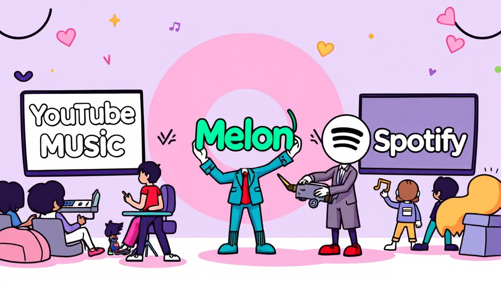 앞으로의 시장 전망 (cartoon 스타일)