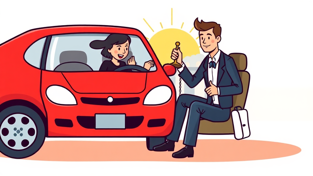 운전자보험, 보장 가능할까? (cartoon 스타일)
