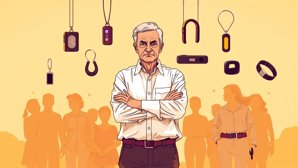 배회감지기, 어떤 종류가 있나? (illustration 스타일)