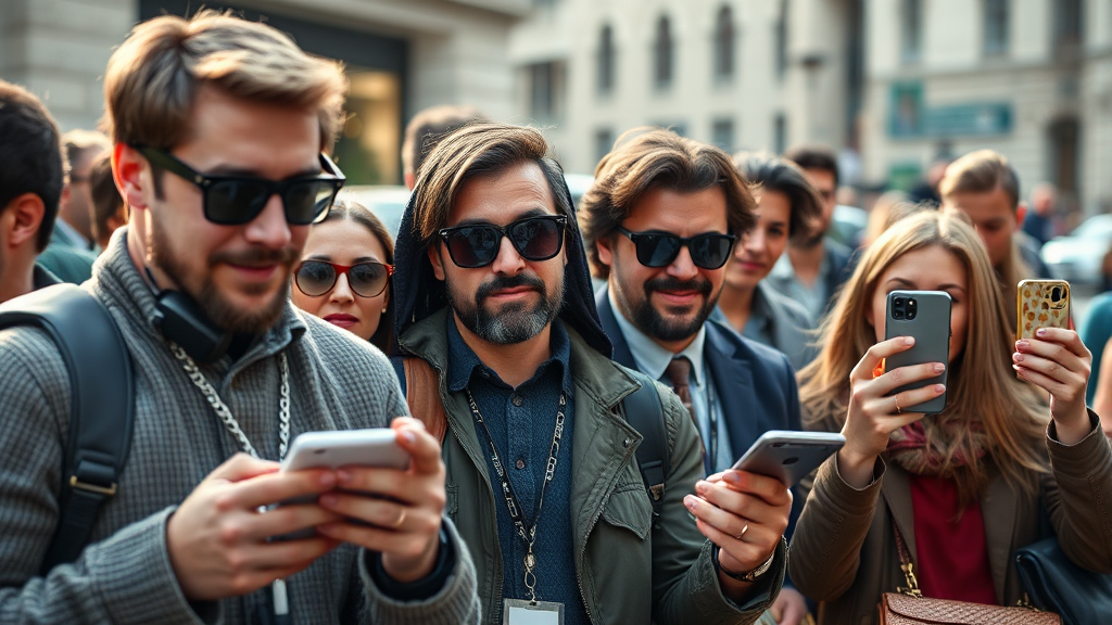 과시 소비의 다양한 유형과 특징 분석 (realistic 스타일)