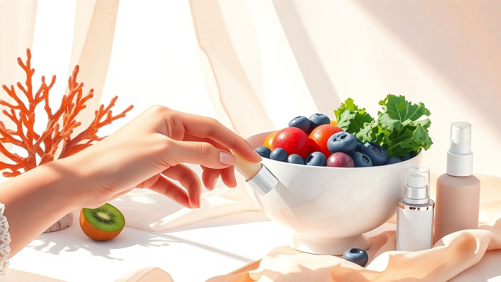 구순염 예방 및 관리: 생활 속 실천 (illustration 스타일)