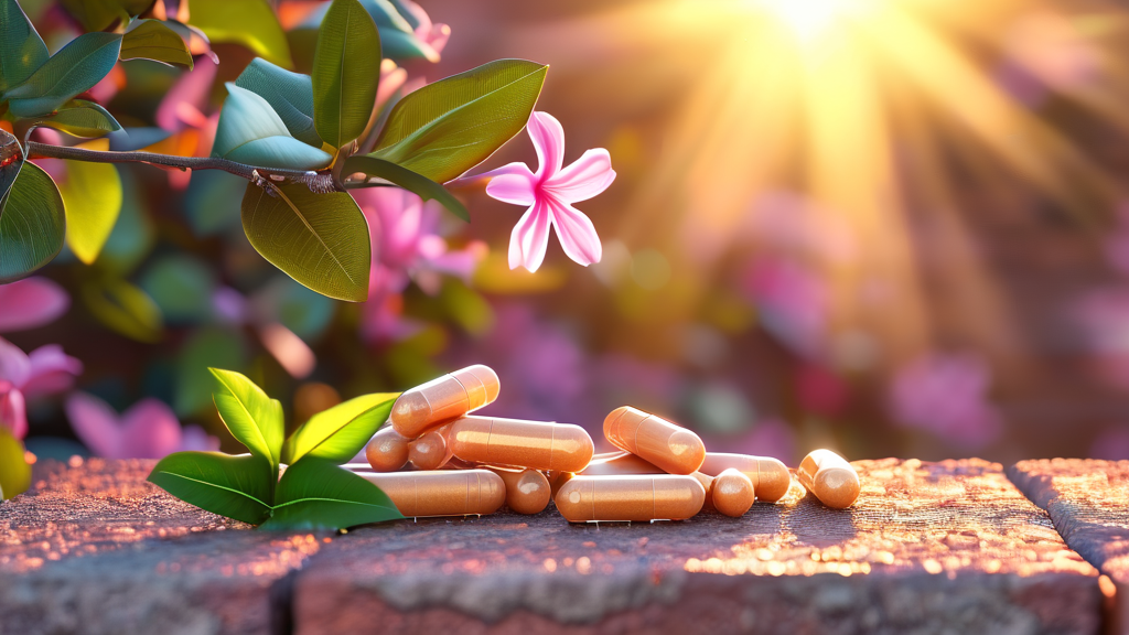 MSM 관절 시너지, 어떤 성분들이 함께할까? (realistic 스타일)