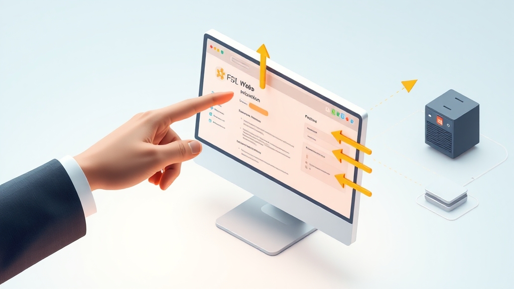 웹호스팅 신청, 단계별 따라하기 (illustration 스타일)